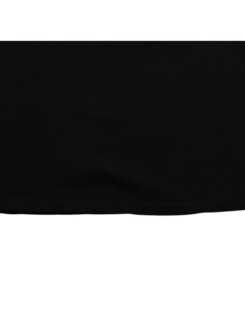 Chanel Knit Short Sleeve Top T-Shirt CC Logo Cotton Black Sweater